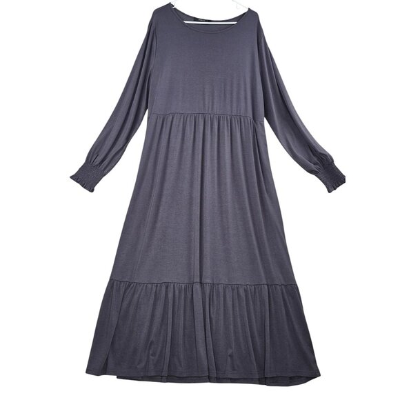 Zesica Dresses & Skirts - Zesica Womens Long Sleeve Casual Maxi Dress XXL